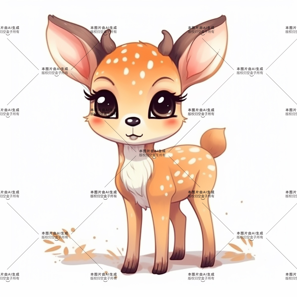 鹿与动漫，梦幻交织的世界
